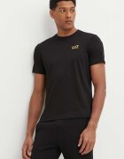 EA7 Emporio Armani Памучна тениска в черно с принт PJVPZ.8NPT25