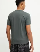 EA7 Emporio Armani Памучна тениска в сиво с принт AF10375.7M000224