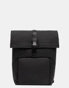 EA7 Emporio Armani Раница в черно голям размер с изчистен дизайн AF13811.7X000287