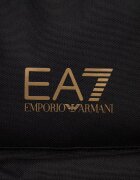 EA7 Emporio Armani Раница в черно малък размер с изчистен дизайн