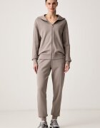 EA7 Emporio Armani спортен анцуг дамски с памук бежов AF12473.7W001369