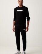 EA7 Emporio Armani спортен анцуг мъжки от памук черен AF13512.7M002423