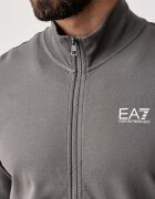 EA7 Emporio Armani спортен анцуг мъжки от памук сив PJVRZ.8NPV61