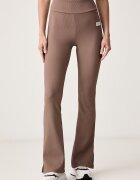 EA7 Emporio Armani спортен клин дамски кафяв с висока талия AF15721.7W001338