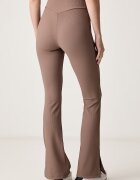 EA7 Emporio Armani спортен клин дамски кафяв с висока талия AF15721.7W001338