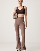 EA7 Emporio Armani спортен клин дамски кафяв с висока талия AF15721.7W001338