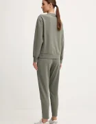 EA7 Emporio Armani спортен комплект анцуг дамски от памук с еластан зелен AF13135.7W000115