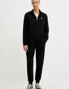 EA7 Emporio Armani спортен комплект дамски от памук с еластан черен AF13135.7W000463