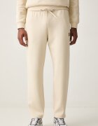 EA7 Emporio Armani спортен панталон мъжки от памук бежов с висока талия AF21822.7M002235