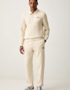 EA7 Emporio Armani спортен панталон мъжки от памук бежов с висока талия AF21822.7M002235