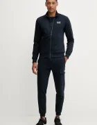EA7 Emporio Armani спортен панталон мъжки от памук тъмносин PJVRZ.8NPP67