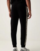 EA7 Emporio Armani спортен панталон мъжки с памук черен с висока талия AF10377.7M002198
