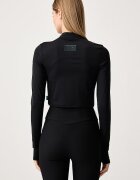 EA7 Emporio Armani спортна блуза с дълги ръкави дамска черна AF12625.7W001569