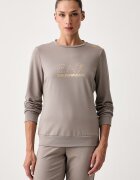 EA7 Emporio Armani суичър дамски с вискоза кафяв TJ9RZ.8NTM45