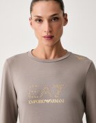 EA7 Emporio Armani суичър дамски с вискоза кафяв TJ9RZ.8NTM45