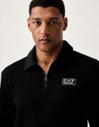 EA7 Emporio Armani суичър мъжки от памук черен AF21822.7M002232