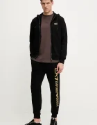 EA7 Emporio Armani суичър с качулка мъжки черен AF13512.7M000568