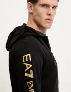EA7 Emporio Armani суичър с качулка мъжки черен AF13512.7M000568