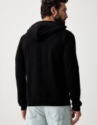 EA7 Emporio Armani суичър с качулка мъжки от памук черен AF22266.7M001413