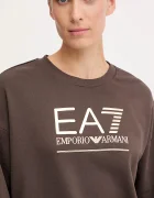 EA7 Emporio Armani Суичър в кафяво с принт AF12473.7W000416