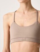 EA7 Emporio Armani сутиен за йога кафяв AF25604.7W001341