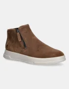 Ecco Велурени обувки Move Zip Bootie