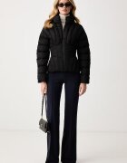 Elisabetta Franchi капитонирано яке дамско черно PI95D66E2