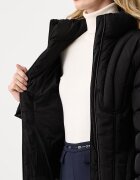 Elisabetta Franchi капитонирано яке дамско черно PI95D66E2