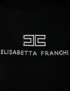 Elisabetta Franchi пуловер дамски от вълна черен MK18B66E2