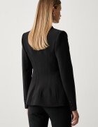 Elisabetta Franchi сако с двуредно закопчаване дамско черно GI25766E2