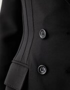 Elisabetta Franchi сако с двуредно закопчаване дамско черно GI25766E2