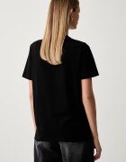 Elisabetta Franchi тениска дамска от памук черна MA00866E2