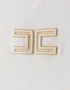 Elisabetta Franchi тениска за деца бяла EFTS268.C.JE018