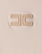 Elisabetta Franchi тениска за деца оранжева EFTS268.C.JE018