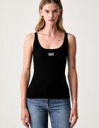 Elisabetta Franchi топ дамски с вълна черен TK03B66E2