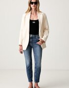 Elisabetta Franchi топ дамски с вълна черен TK03B66E2