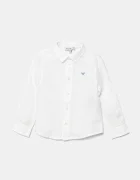 Emporio Armani Бебешка ленена риза