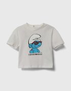 Emporio Armani Бебешка памучна тениска x The Smurfs