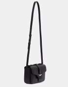 Emporio Armani чанта crossbody дамска от кожа черна EW004419 AF25356