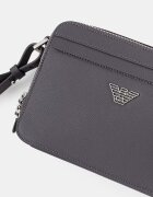 Emporio Armani чанта през рамо мъжка от имитация на кожа сива EM001186 AF13805