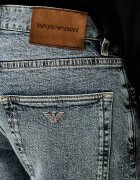 Emporio Armani дънки straight мъжки сини EM000763 AF27777