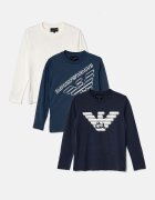 Emporio Armani Детска блуза с дълги ръкави