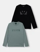 Emporio Armani Детска блуза с дълги ръкави (2 броя)