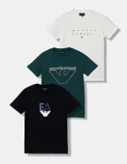 Emporio Armani Детска памучна тениска (3 броя)