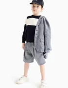 Emporio Armani Детски памучен пуловер