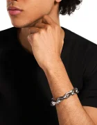 Emporio Armani гривна мъжка от неръждаема стомана Eagle Logo EGS3302040