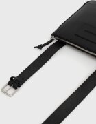 Emporio Armani Кожена чанта през рамо в черно Y4M252 Y068E