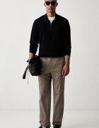 Emporio Armani пуловер мъжки от вълна тъмносин EM006224 AF27805