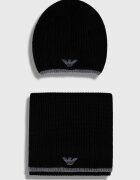 Emporio Armani Шапка и шал с вълна