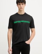 Emporio Armani тениска мъжка от лиосел черна EM004520 AF13747